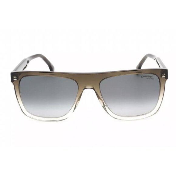 NEW SQUARE CARRERA 267/S 02M0 9O MEN SUNGLASSES CARRERA BROWN GREY EYEWEAR - Picture 2 of 3